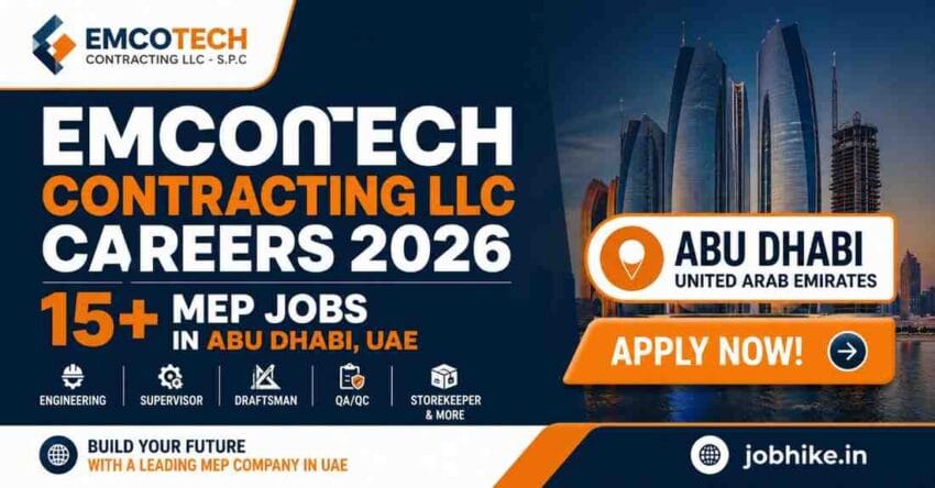 Exciting EMCOTECH Contracting LLC Careers 2026 Abu Dhabi
