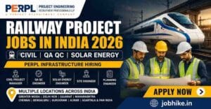 Latest Railway Project Jobs in India 2026 PERPL Recruitment for Civil Engineers