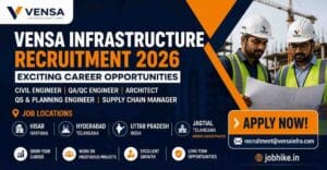Top civil site engineer jobs in hyderabad Vensa Infra Ltd 2026