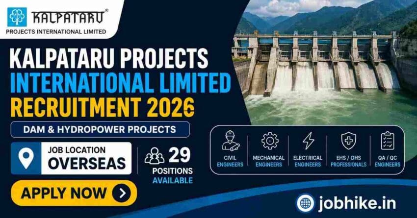 Kalpataru Projects International Limited Recruitment 2026